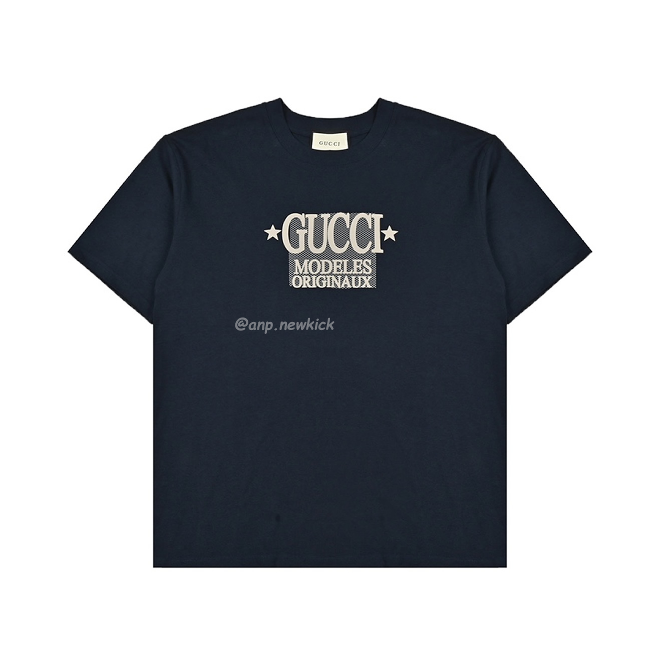Gucci 24ss Star Tag G Letter Printed Short Sleeved T Shirt (9) - newkick.org